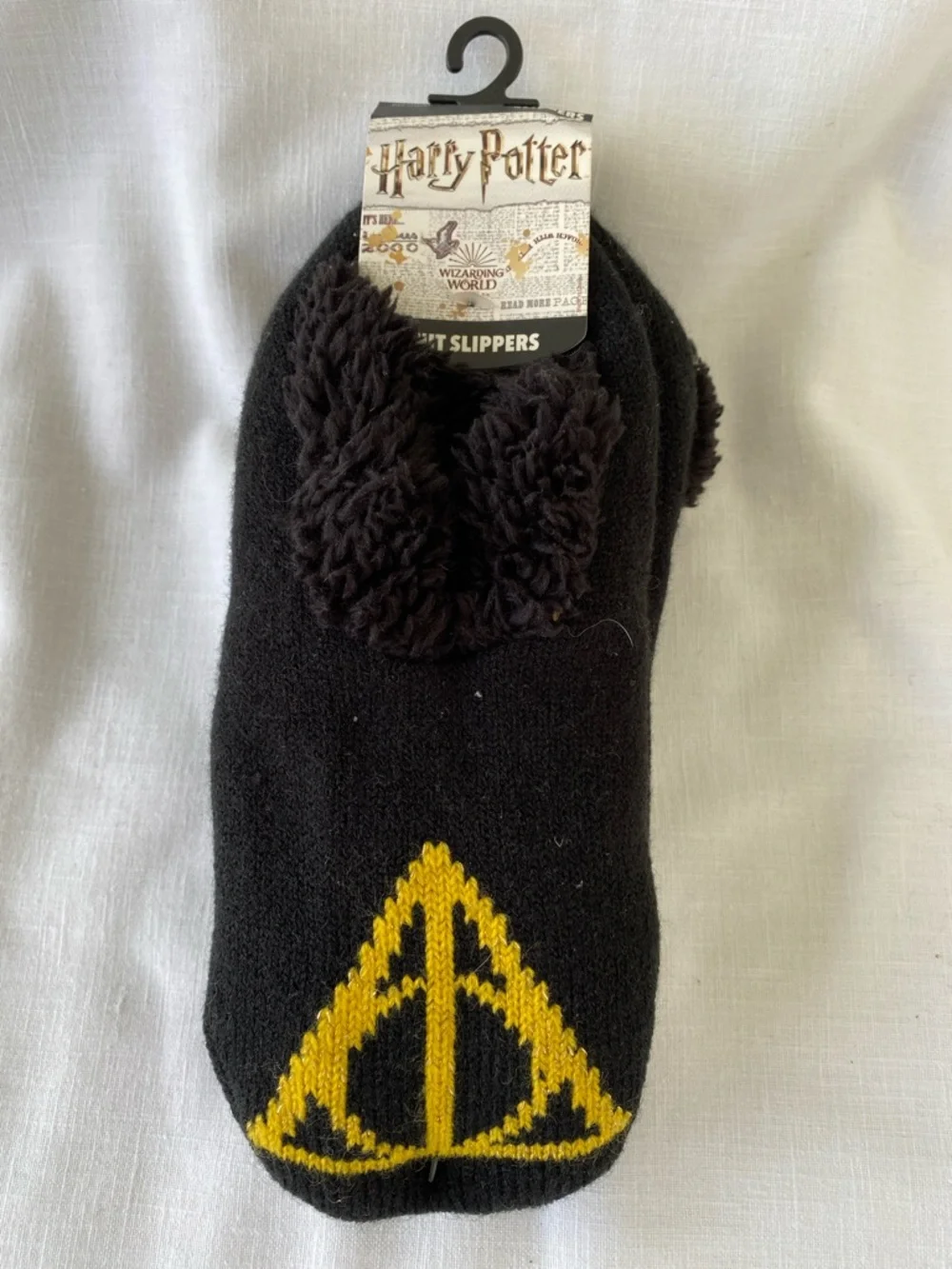 Harry Potter Knit Slippers One Size NWT